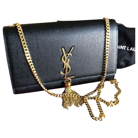 pochette yves saint laurent noir|ysl yst laurent.